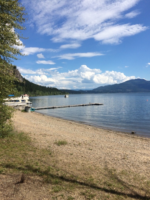 The beach at Sky Blue Waters Resort